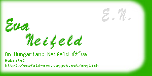 eva neifeld business card